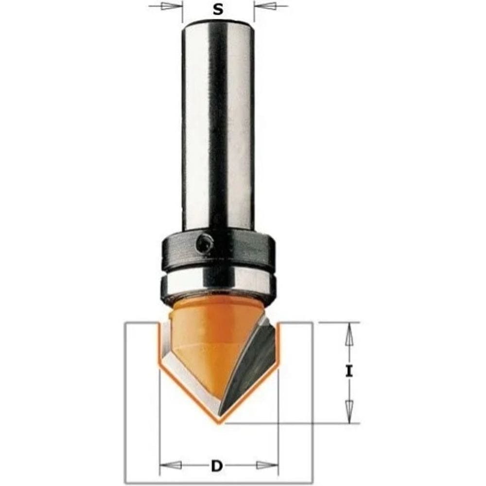 Fresa Para Entalhar Rolamento 90º Hw Ø19x16mm Cmt 71519011b