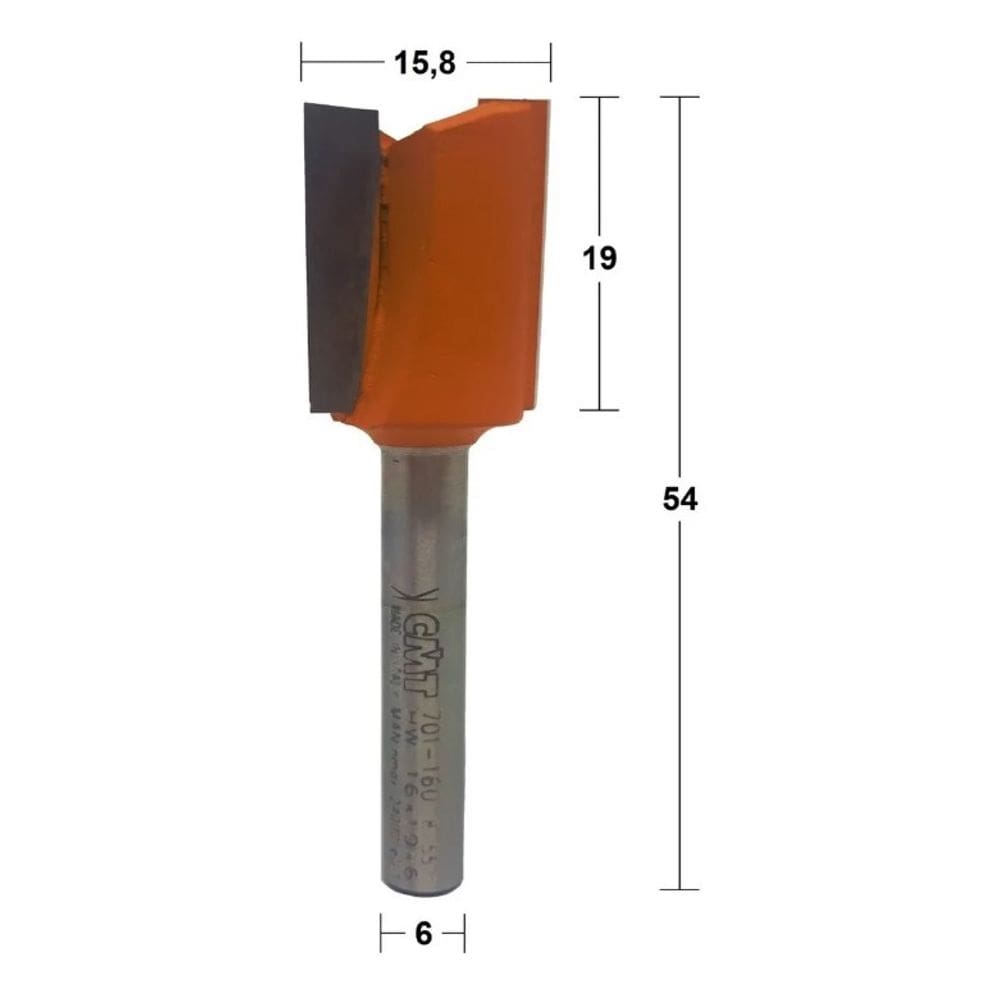 Fresa De Widea Para Entalhar Hw Ø15,8x54mm Cmt - 70116011