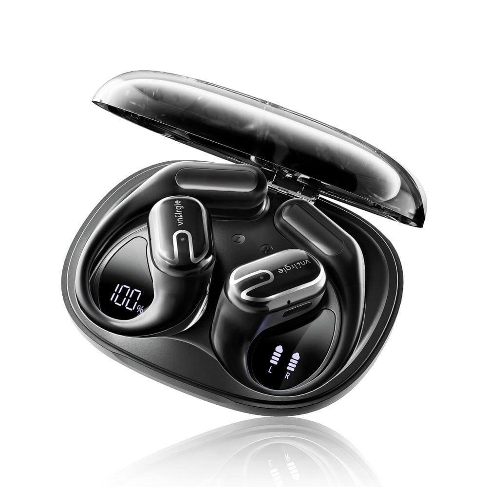 Fones de ouvido Bluetooth Open Ear vnilrgle 80Hrs Playtime IPX7