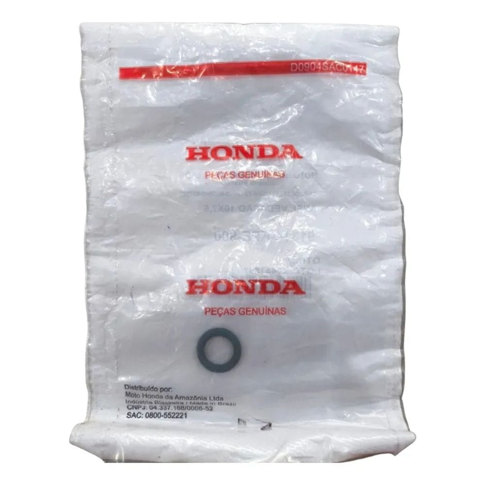 Honda Xr 250 Anel De Vedação Tubo De Óleo Genuíno