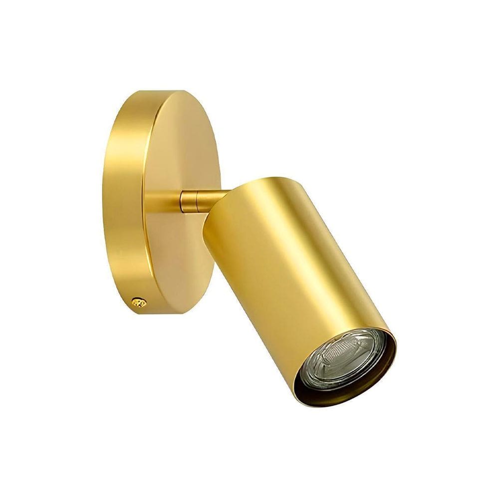 Spot Sobrepor Alumínio Direcionável Alumínio Dourado Mr16