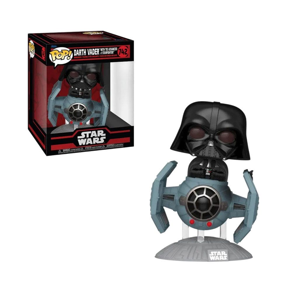 Funko Pop Darth Vader 742 With Tie Advanced x1 Starfighter Star Wars