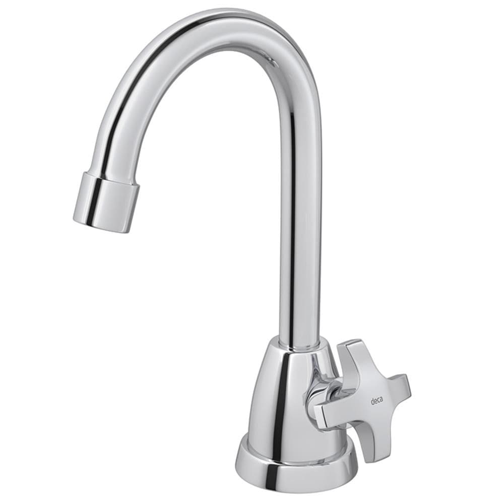 Torneira de Mesa para Lavatório Bica Alta Max Cromada - 1196.C34 - DECA