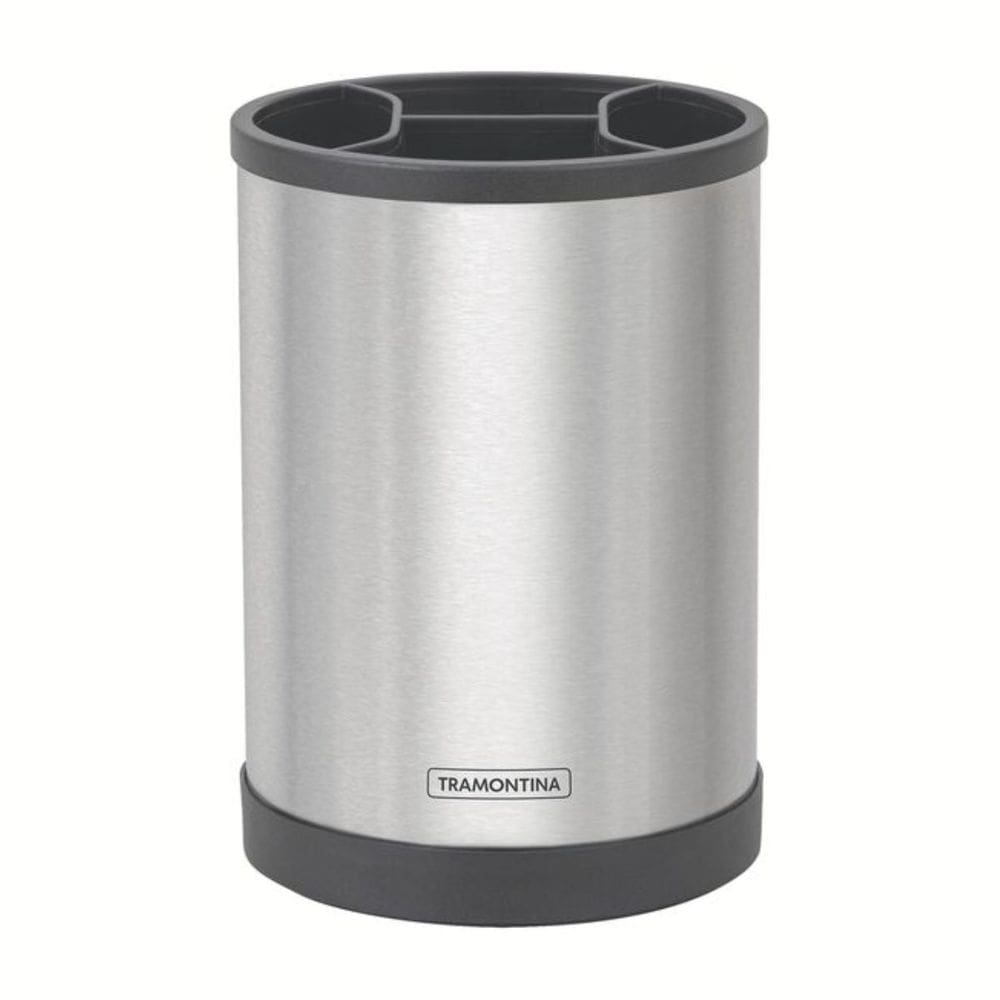 Organizador Talheres Giratório Funcional Design Moderno Elegante Aço Inox Tramontina