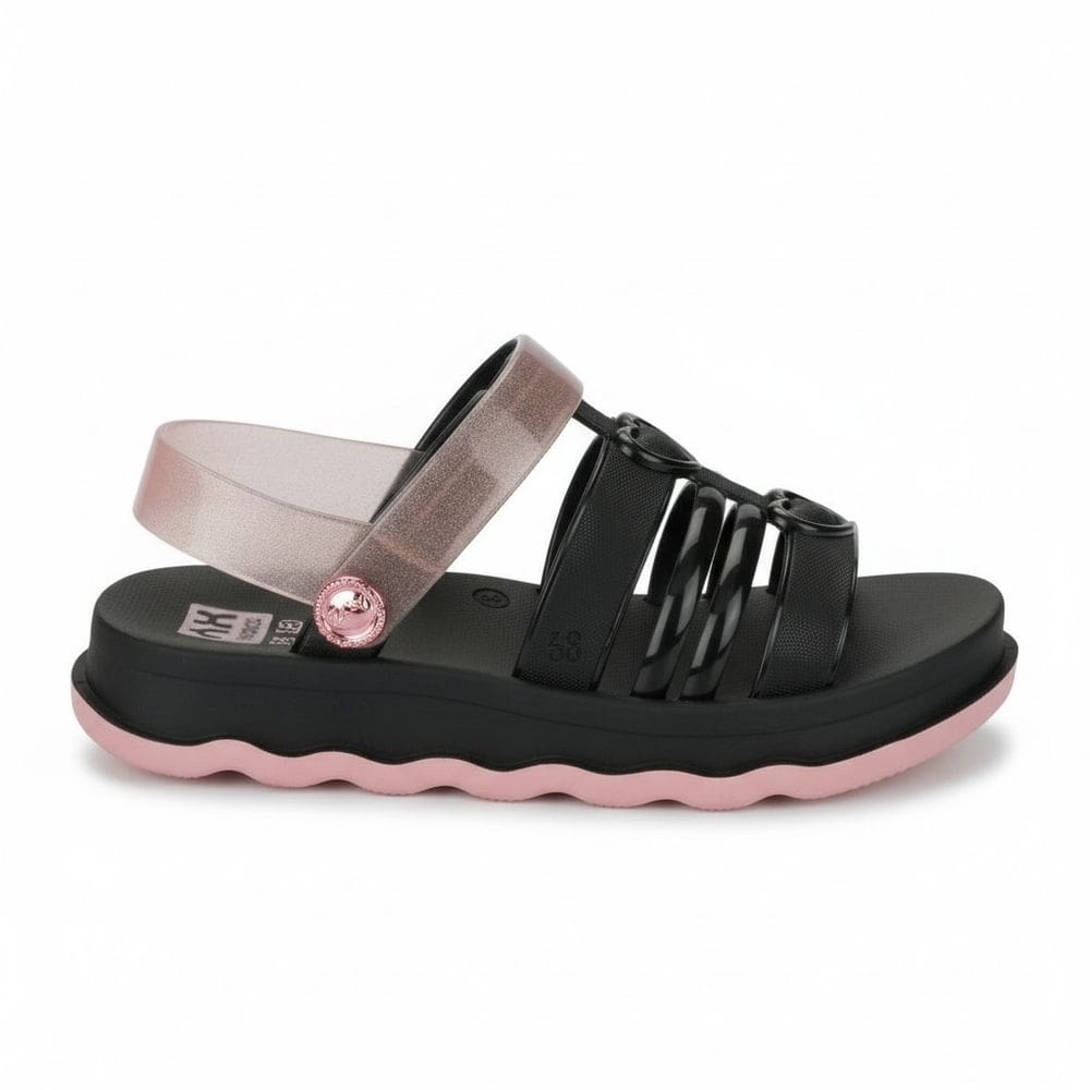 Sandalia Infantil Zaxynina Zip Menina Calce Facil 19269