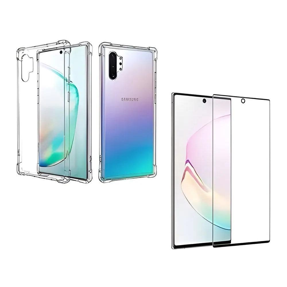Capinha Capa Anti Impacto Para Galaxy Note 10 + Pelicula Cor
