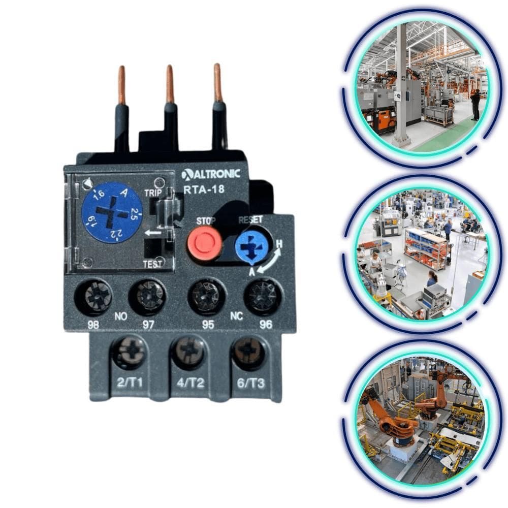 Relé Bimetalico Rta- 18 Ajuste 1,6-2,5A