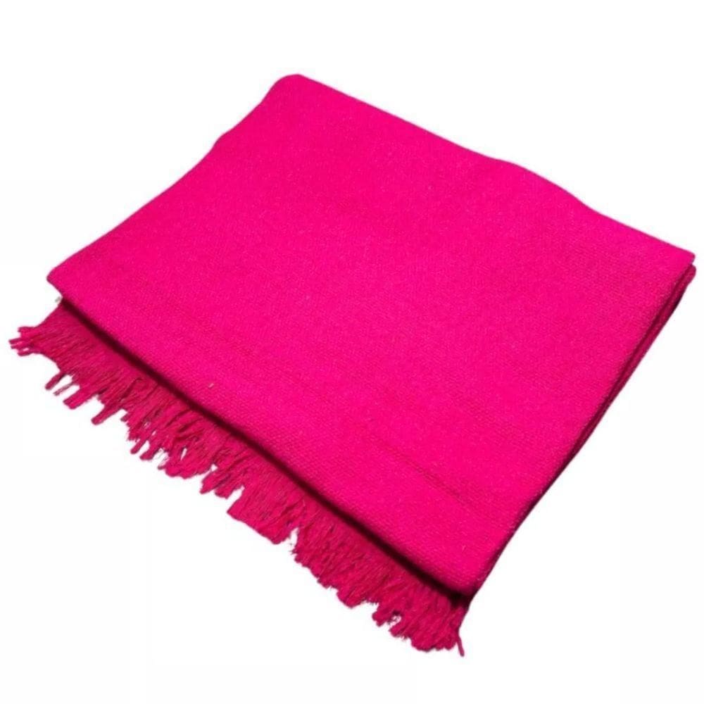 Manta Para Sofá 2 E 3 Lugares Super King Luxo Gigante 3,00x1,80 Cobertor Capa De Sofa E Cama Grande Rosa Pink