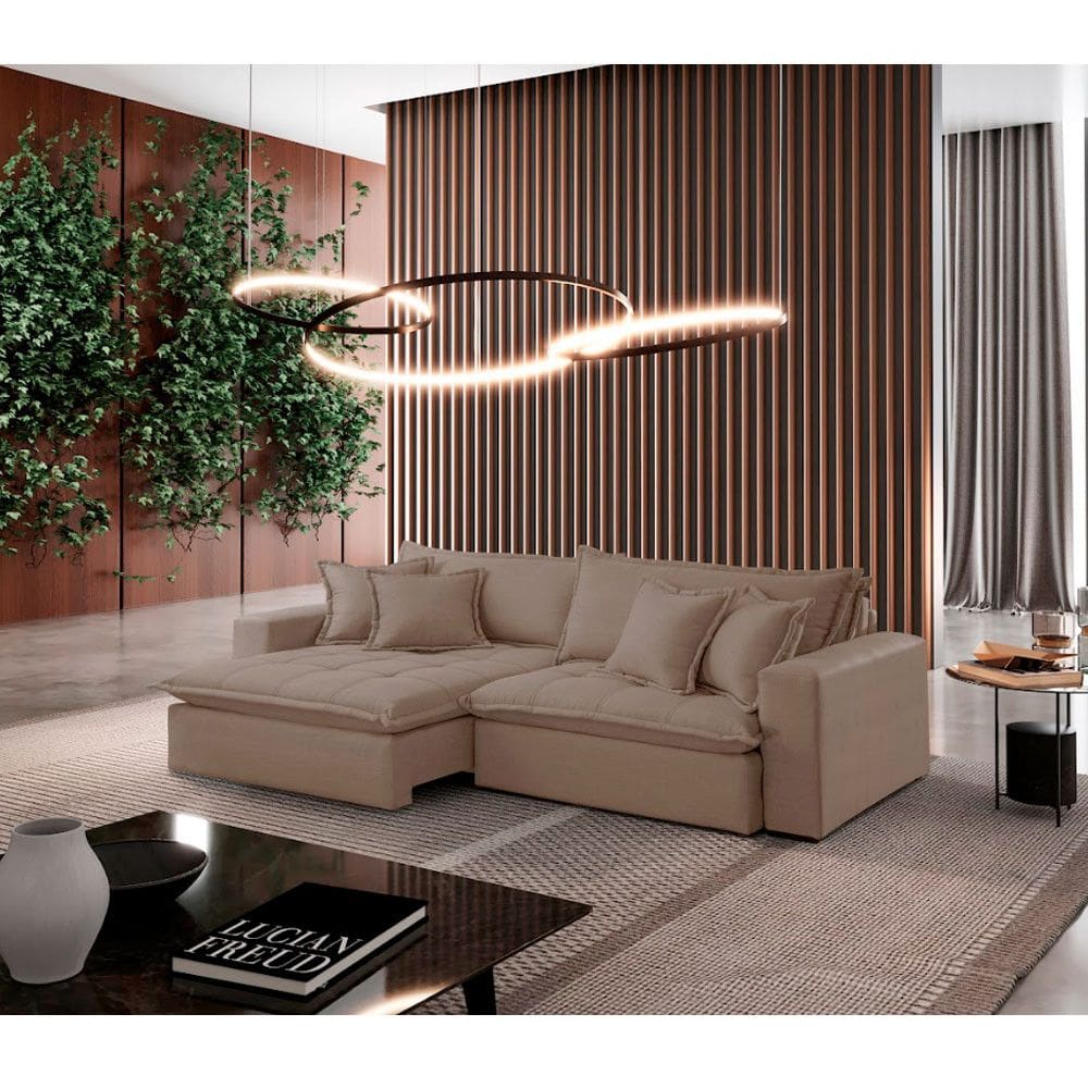 Sofá Cama 2,10M Zen Veludo Com Molas Meu Sofá Online