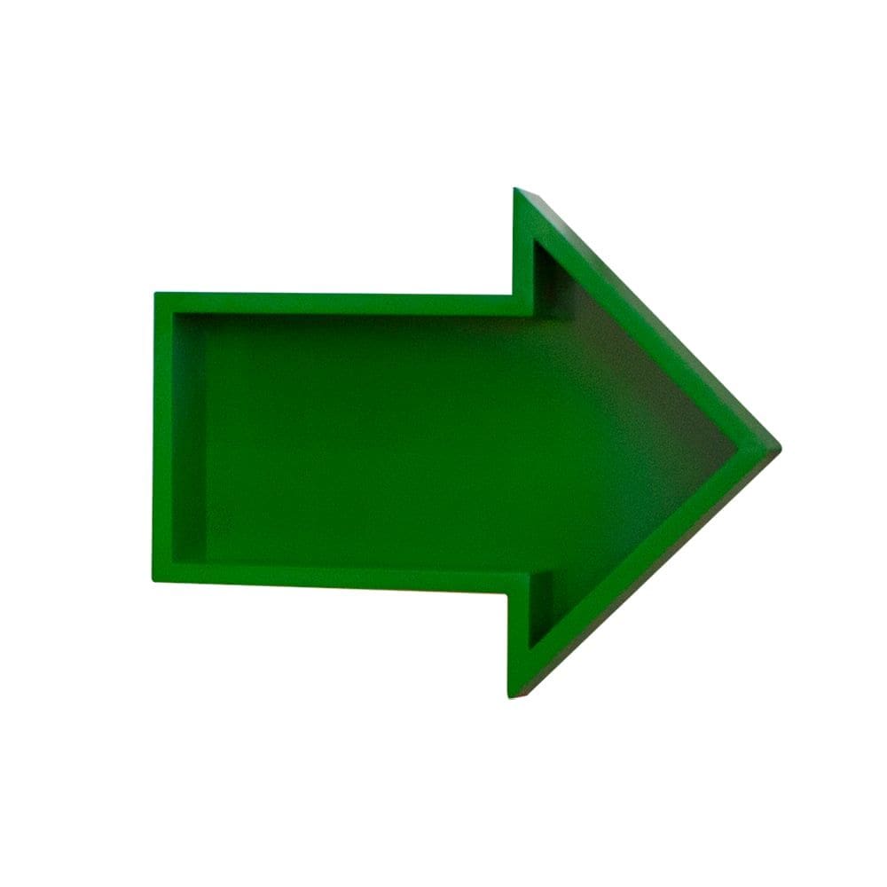 Nicho Seta Verde Prateleira Decorativa para Quarto Infantil Menina Menino Organizador Mobília Decor