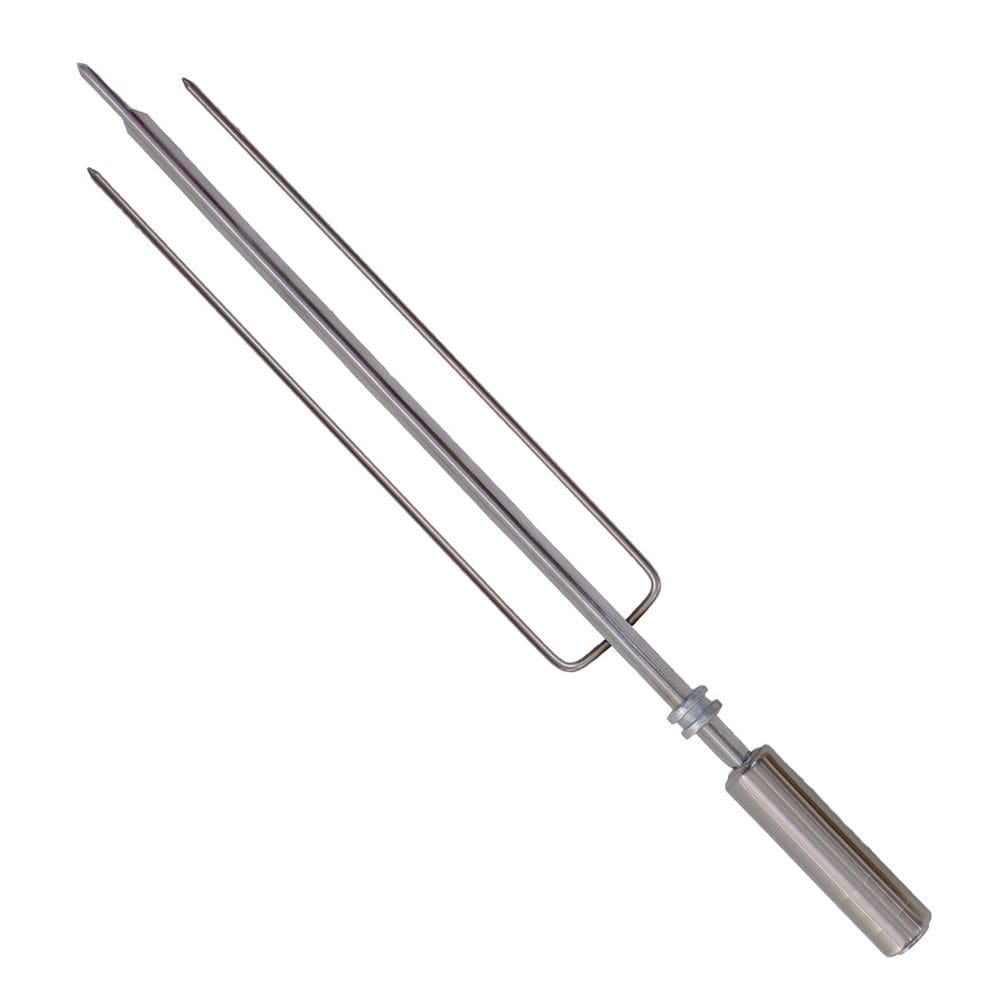 Espeto Triplo com Cabo Térmico Liso 63cm para Churrasqueiras Titan