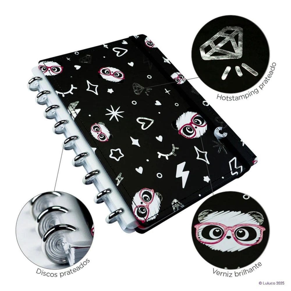 Caderno Pandalu Star - Luluca - Caderno Inteligente