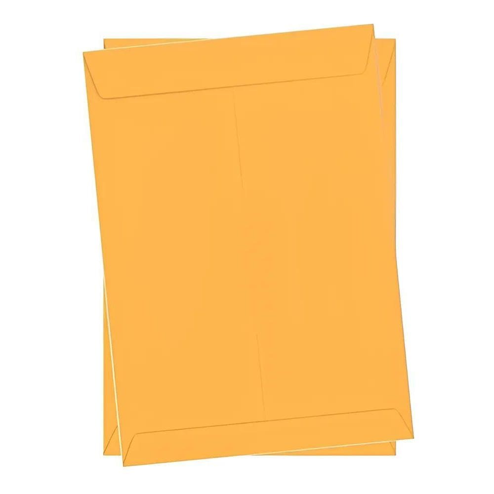 Envelope A4 Sulfite 229X324 Mm 50 Unidades Cor Ouro/Amarelo