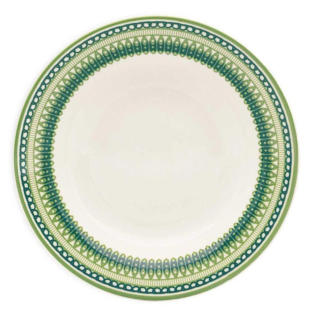 Jogo De 6 Pratos Rasos 24 Cm Donna Campestre