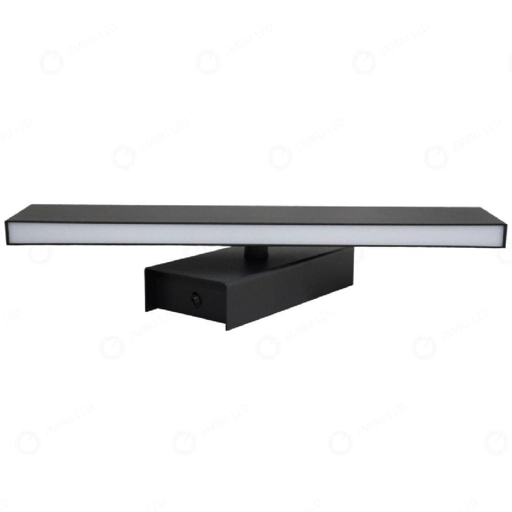 Arandela Moderna Zenit Led 12W 3 Em 1 Bivolt Preto