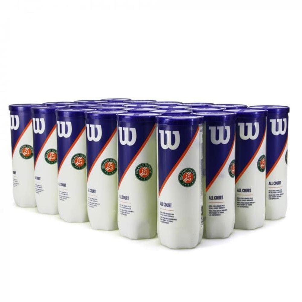 Bola De Tênis Wilson Roland Garros All Court Cx C/24 Tubos