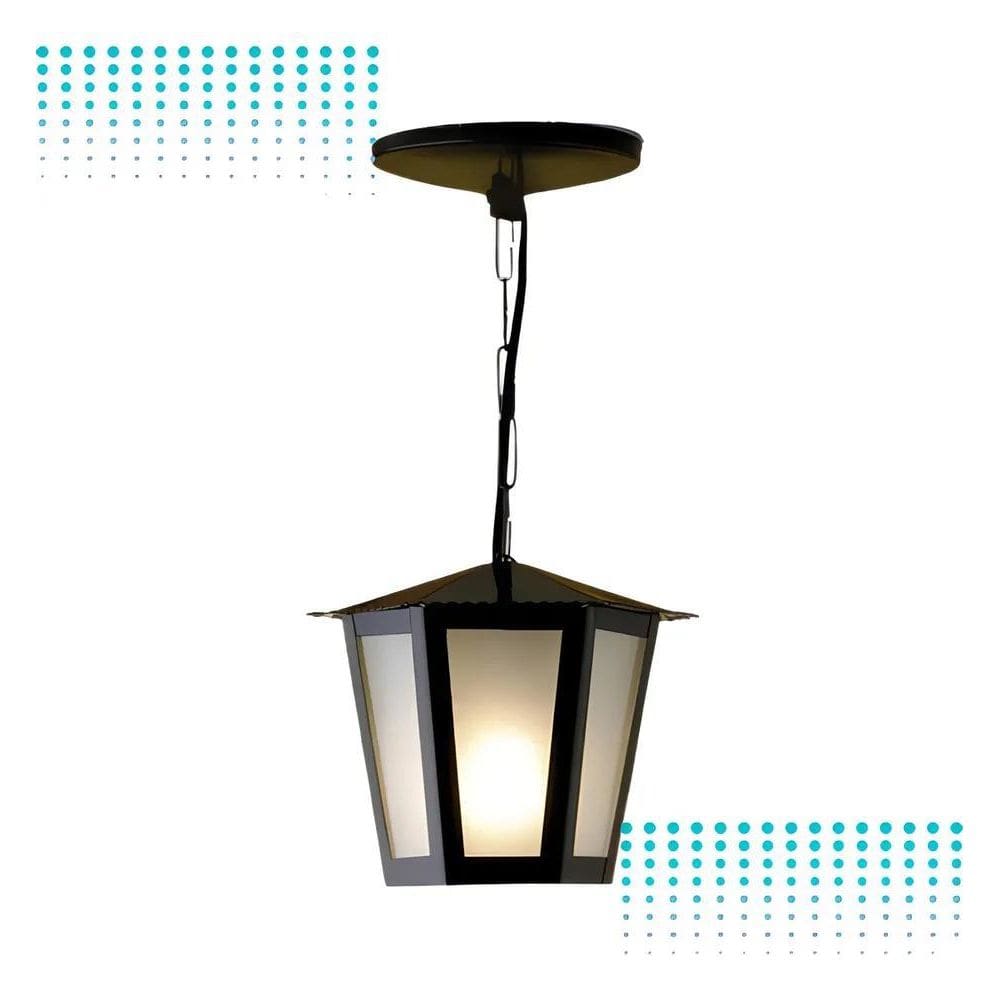 2X Pendente Arandela Colonial Sextavada Ideal Iluminação P