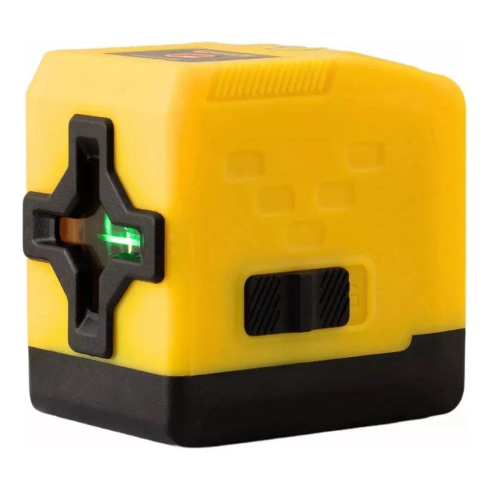 2X Nível A Laser Verde Prumo 20M 2 Linhas + Suporte Magnét