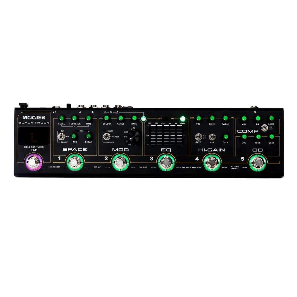 Pedaleira De Guitarra Mooer Multi-Efeitos Black Truck