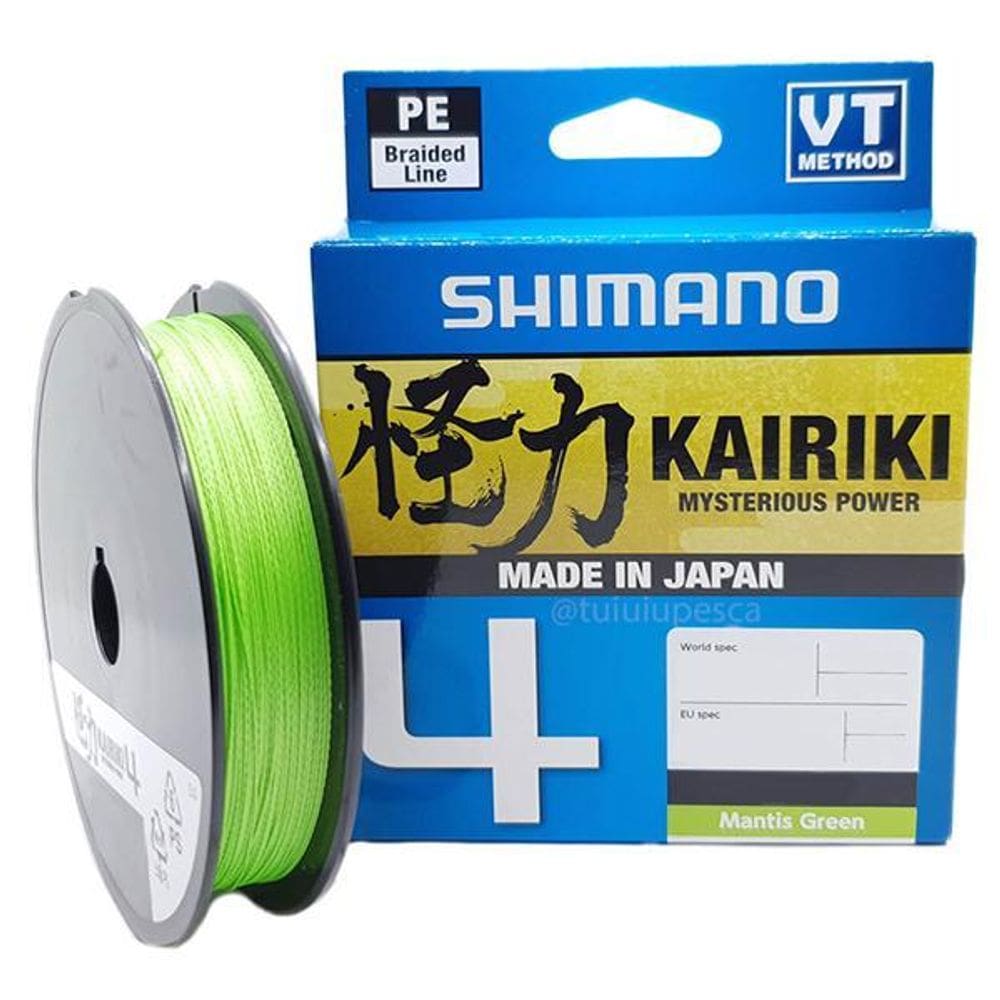 Linha Multifilamento Kairiki Shimano 4 Fios 215Mm 25Lb 150M