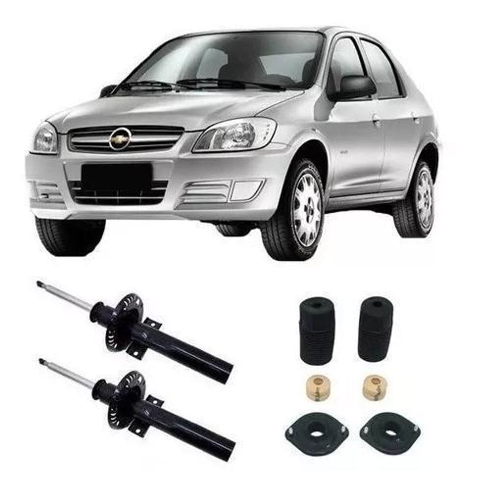 2 Amortecedor+ Kit Dianteiro Prisma 2010