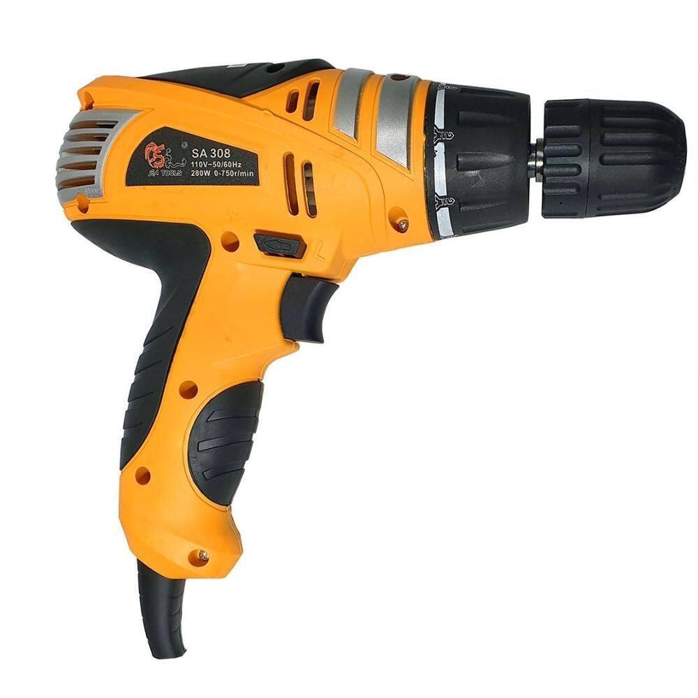 Parafusadeira E Furadeira Elétrica 450W 3/8  127Volts