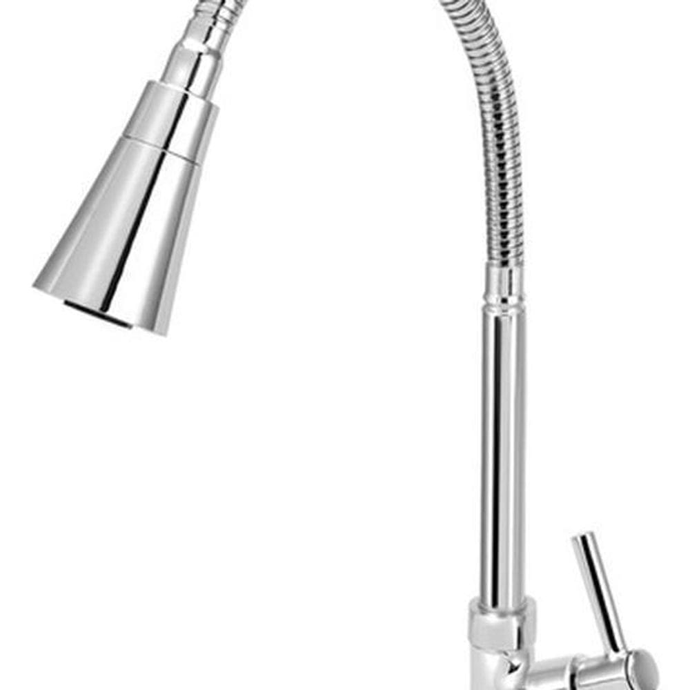 Torneira De Pia Cozinha Gourmet Flex Cromada - Cone