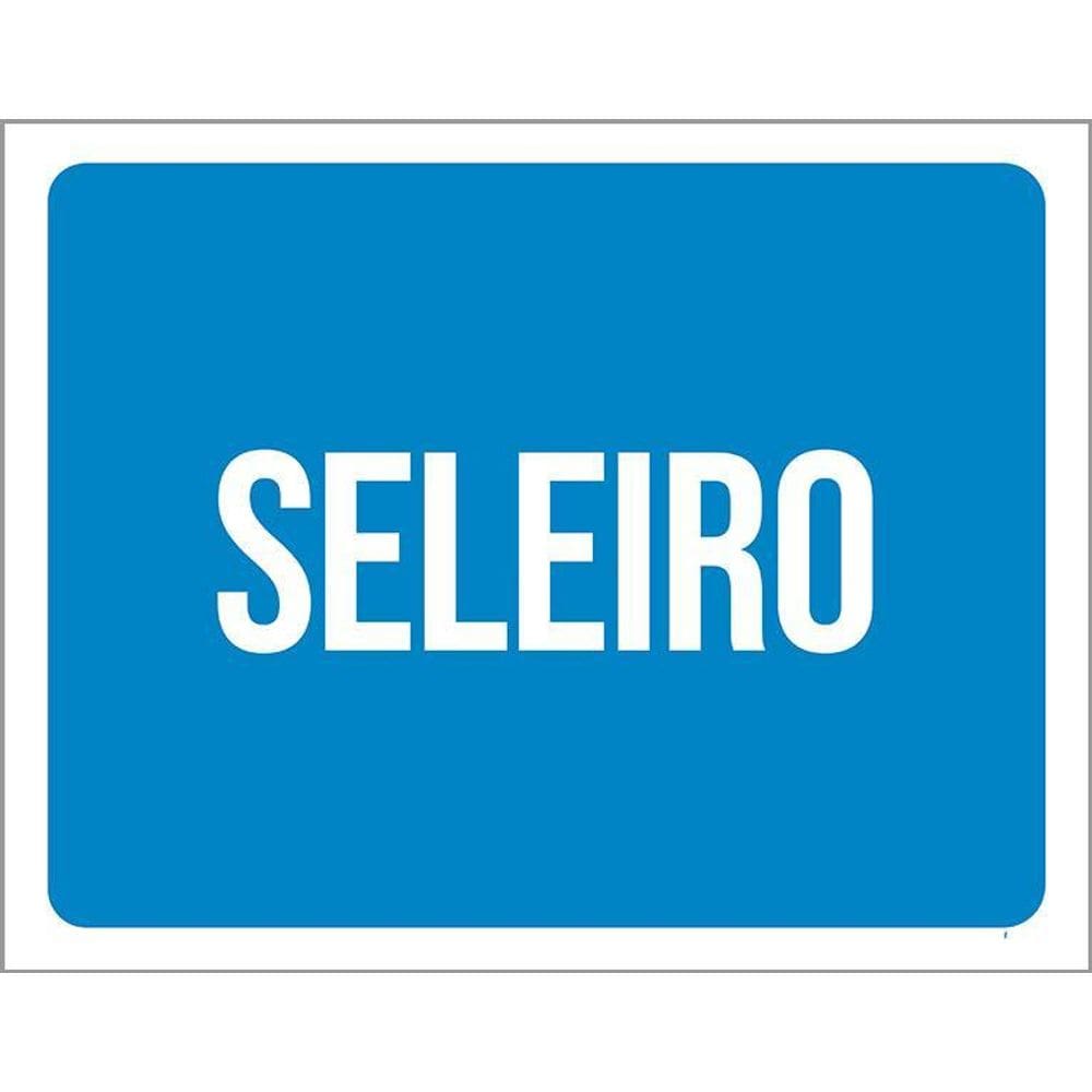 Placa Sinalização - Identificação Seleiro 36X46