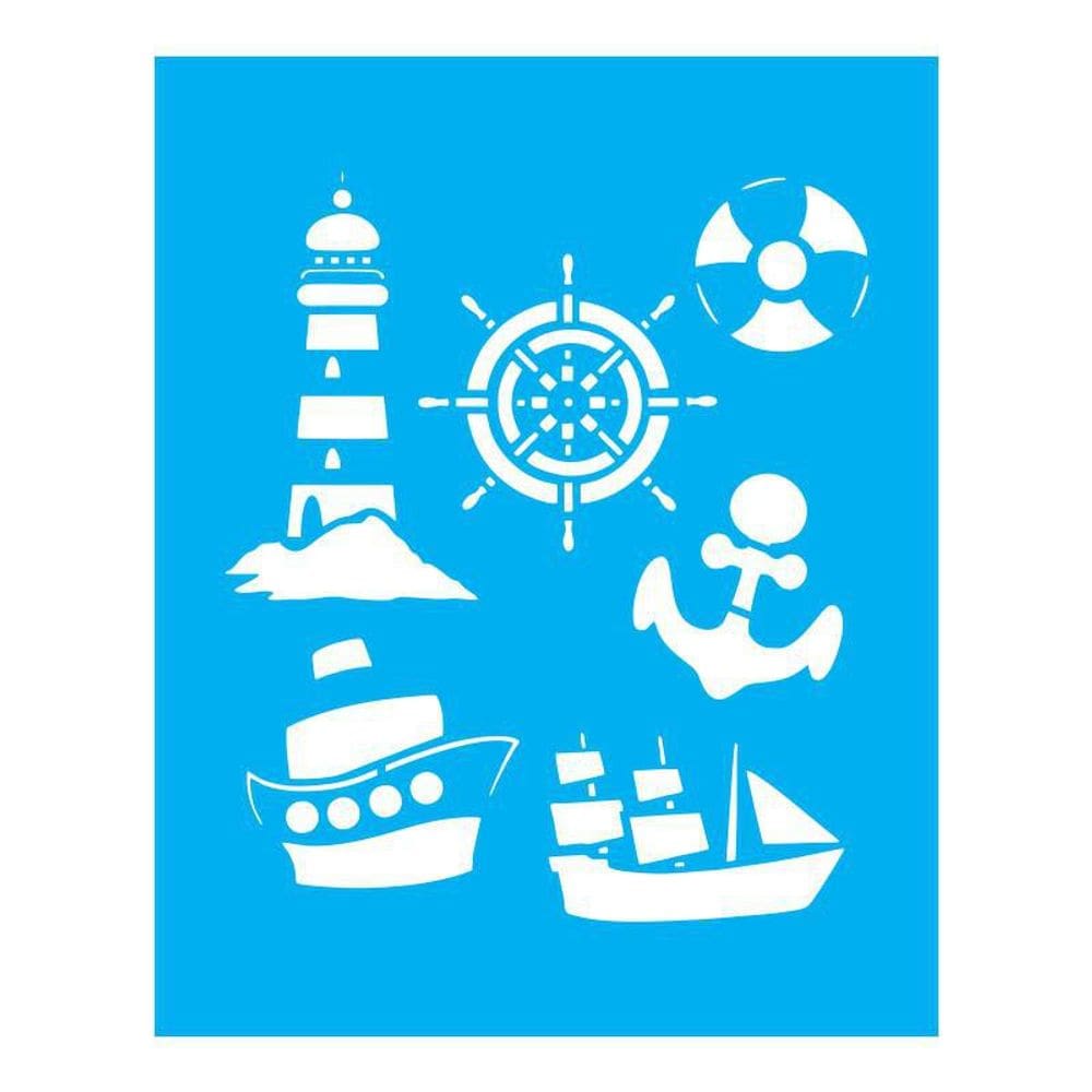 Stencil Tamako Mar - 20X25Cm - Ref B717