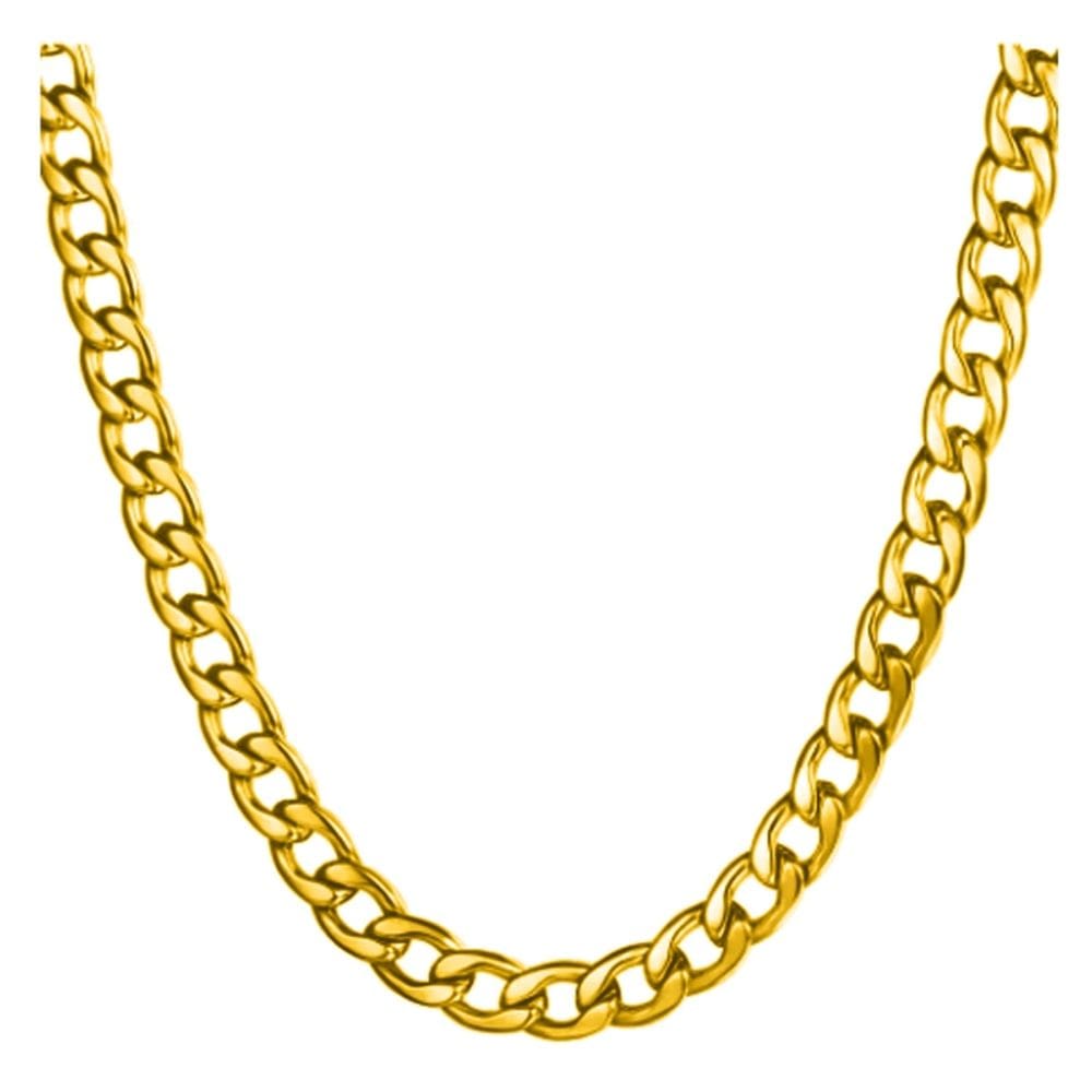 Colar Grumet 7mm 60cm em aço inoxidável para homens