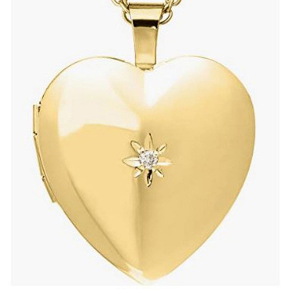 Colar: Relicário de prata 925 Cameo Locket Heart Bath