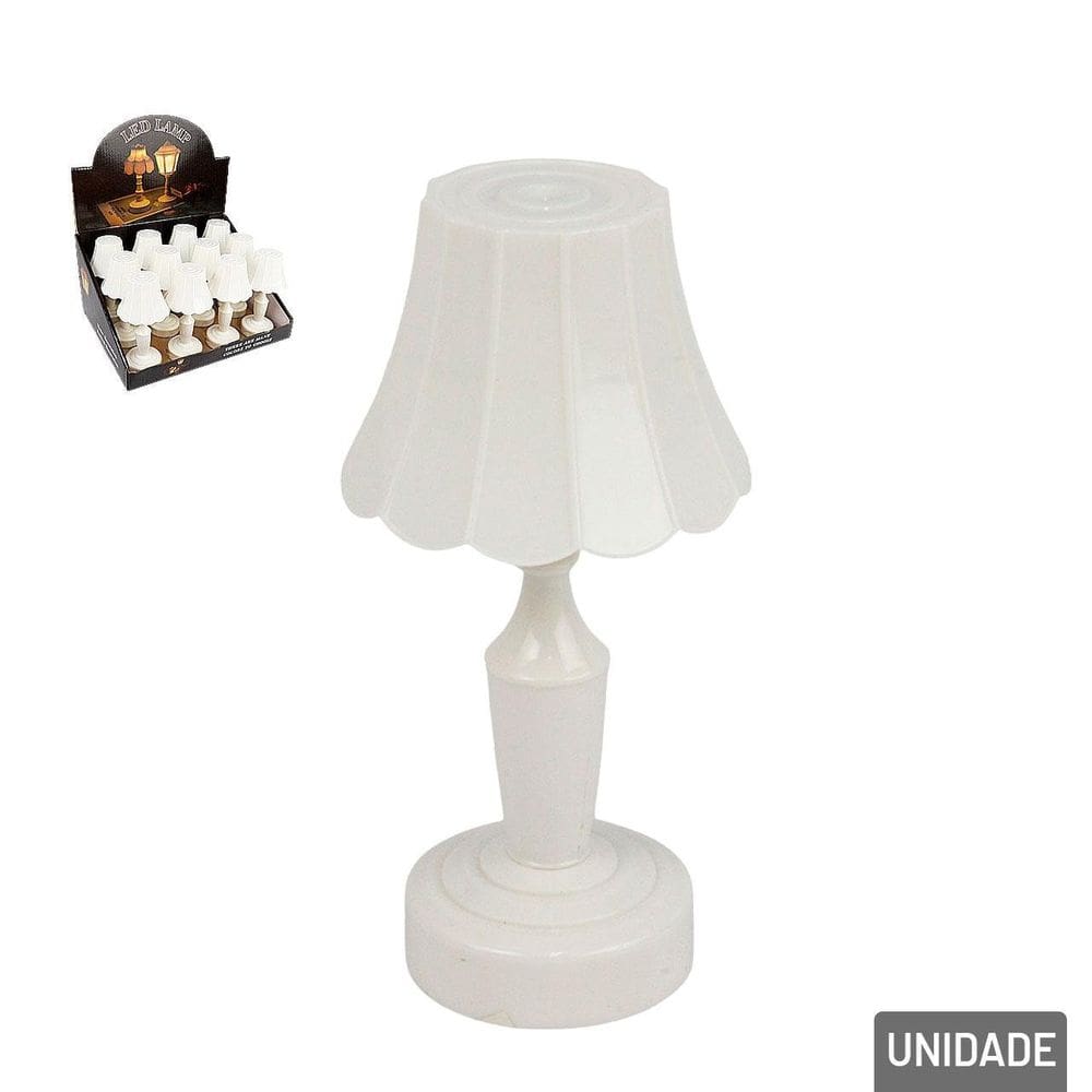 Luminária de LED 14cm Abajur Decorativo Color - Tudo em Caixa