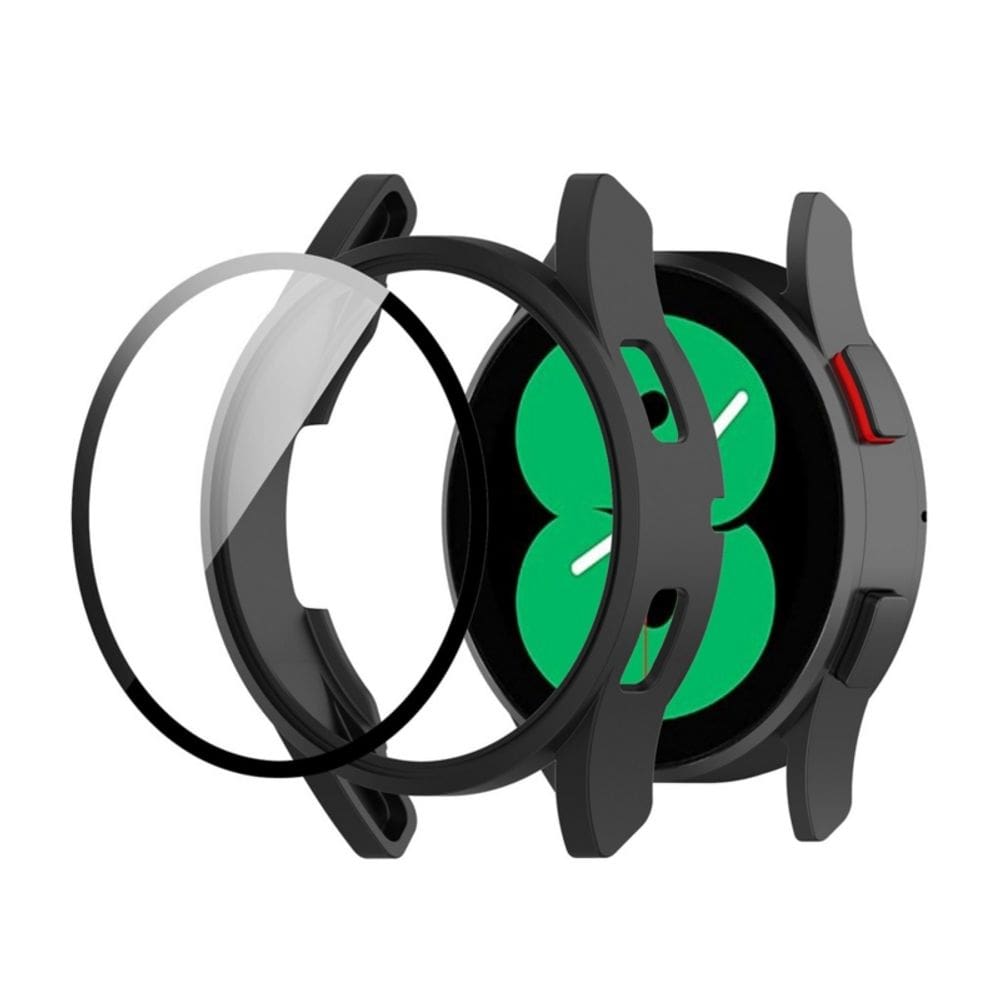 Capa de vidro para Samsung Galaxy Watch 4 44 mm preta