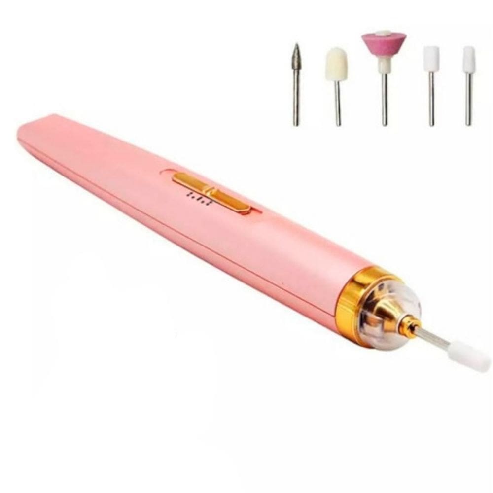 Furadeira de unhas, polidor de torno, recarregável, USB, portátil