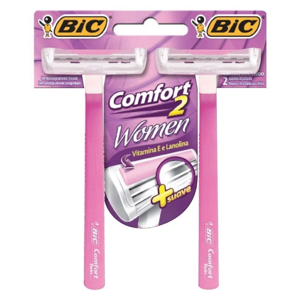 Aparelho de Depilação Bic Comfort Twin For Women - 12 Embalagens com 2 Unidades
