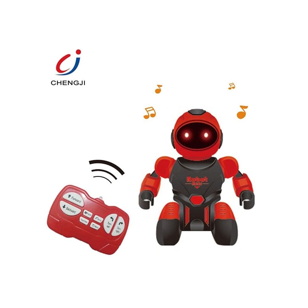 Robô de controle remoto Funny Box Red-robot para crianças