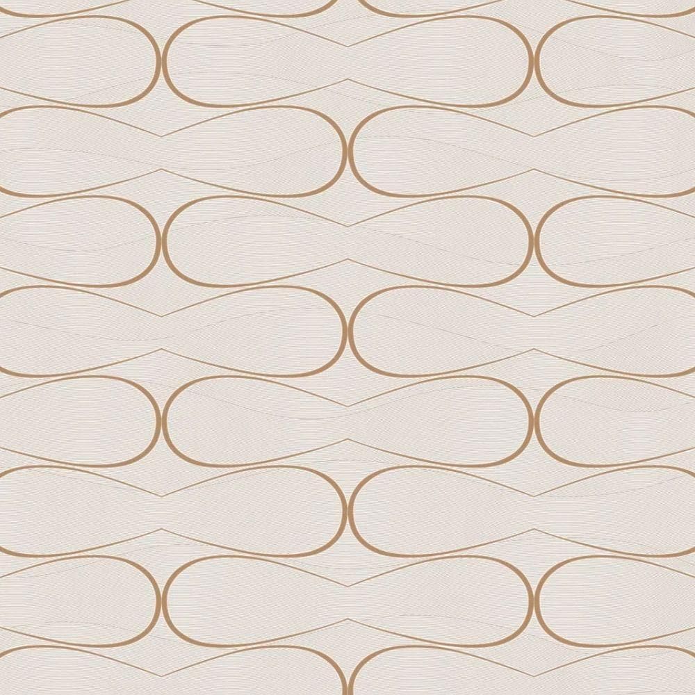 Papel De Parede Geométrico Branco Ess1029 - 10m X 0.53m