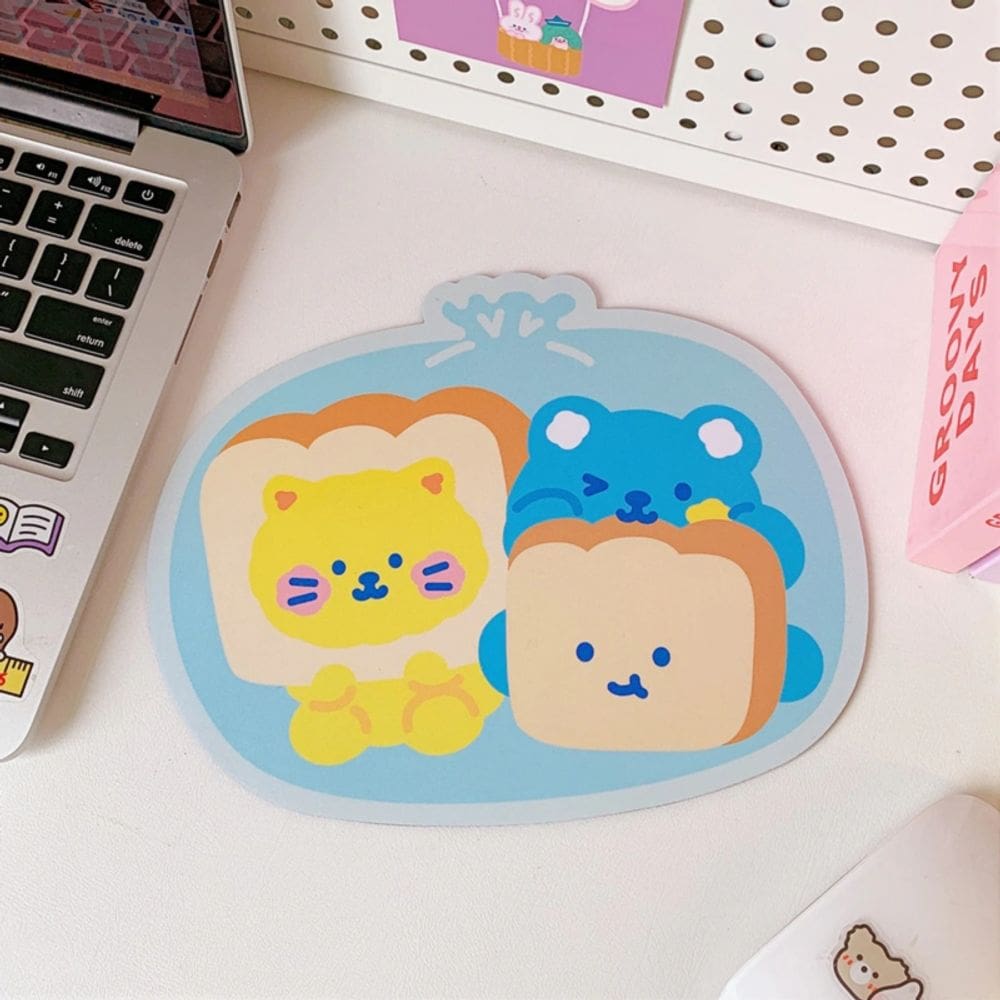 Mouse Pad Kawaii Design antiderrapante e lavável para todas as superfícies