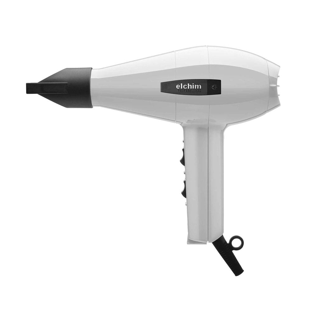 Secador de cabelo Elchim 2001 de alta pressão 1700-2000W branco