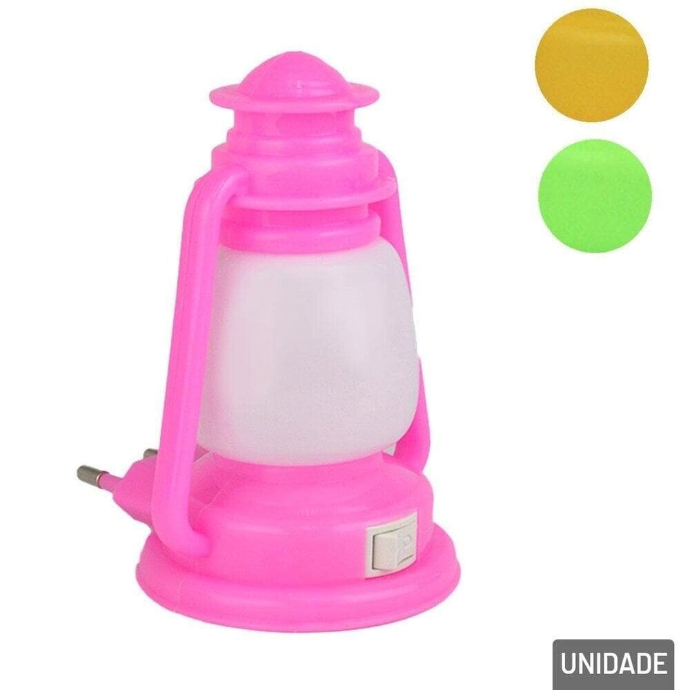 Luminária de Tomada Bivolt Lamparina Color - Tudo em Caixa