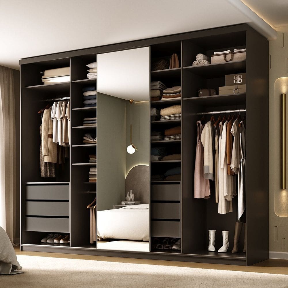 Guarda-roupa Closet Casal 100% Mdf Bp | Casas Bahia