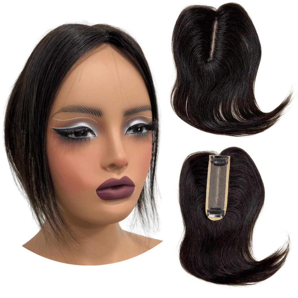 Topo prótese capilar de cabelo 100% humano lace p/ preencher