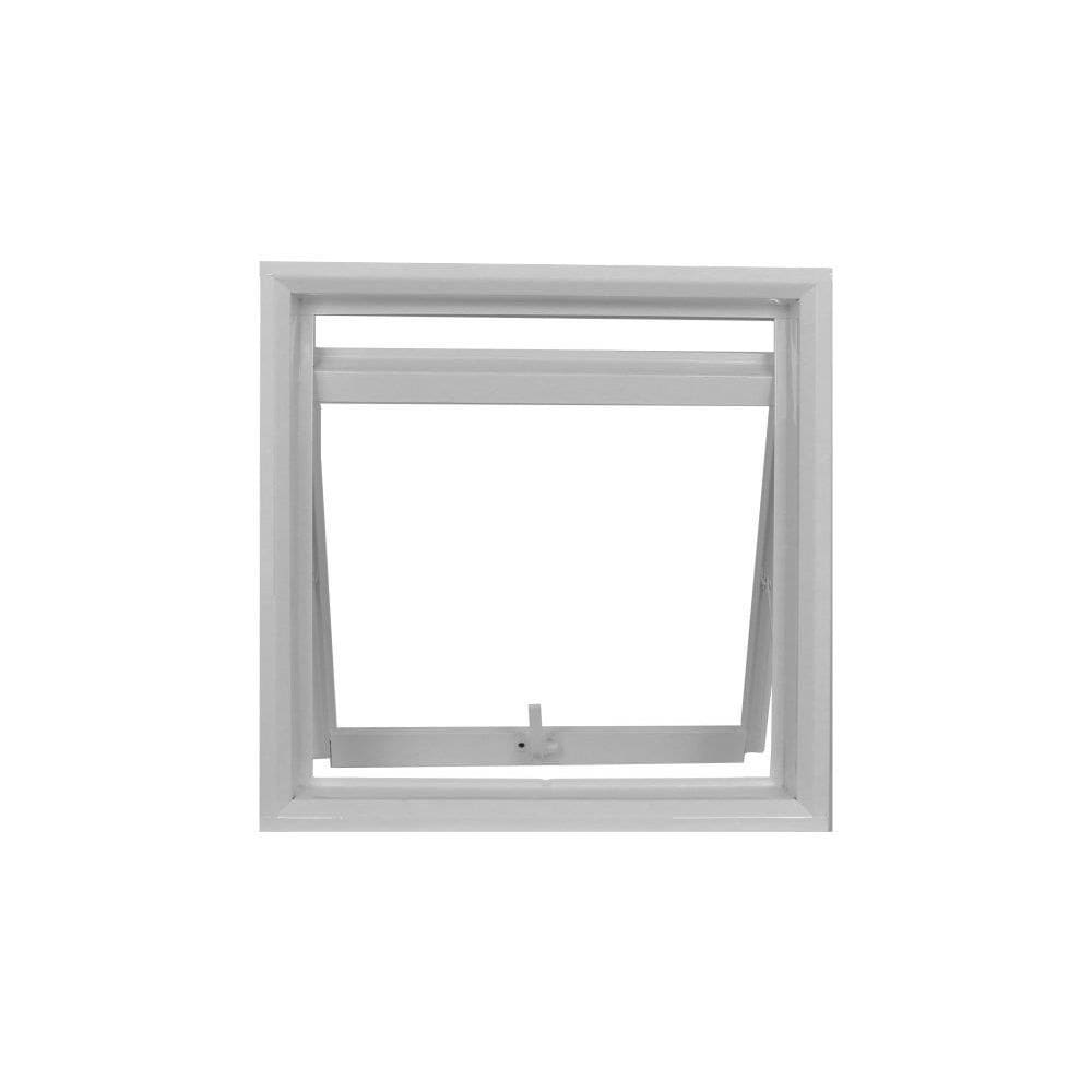 Janela de Aço MGM Maxim-Ar 1 Seção RQ120mm 60x60cm Branco