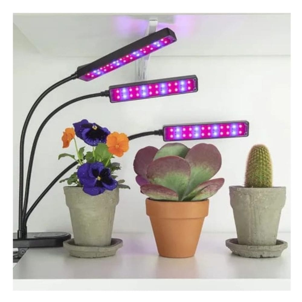 Lâmpada LED para cultivo de plantas de espectro completo com clipe de 18 W