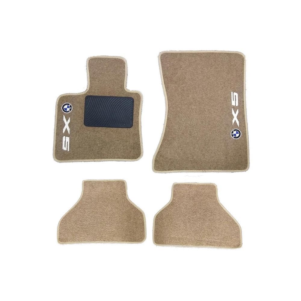 Kit Tapete De Carpete Para Bmw X5 2009 Até 2019 Caramelo
