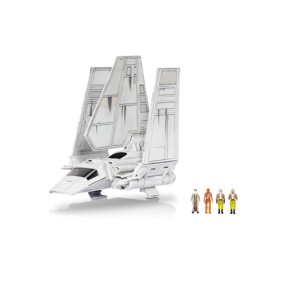 Brinquedo STAR WARS Micro Galaxy Squadron Tydirium Shuttle com bonecos