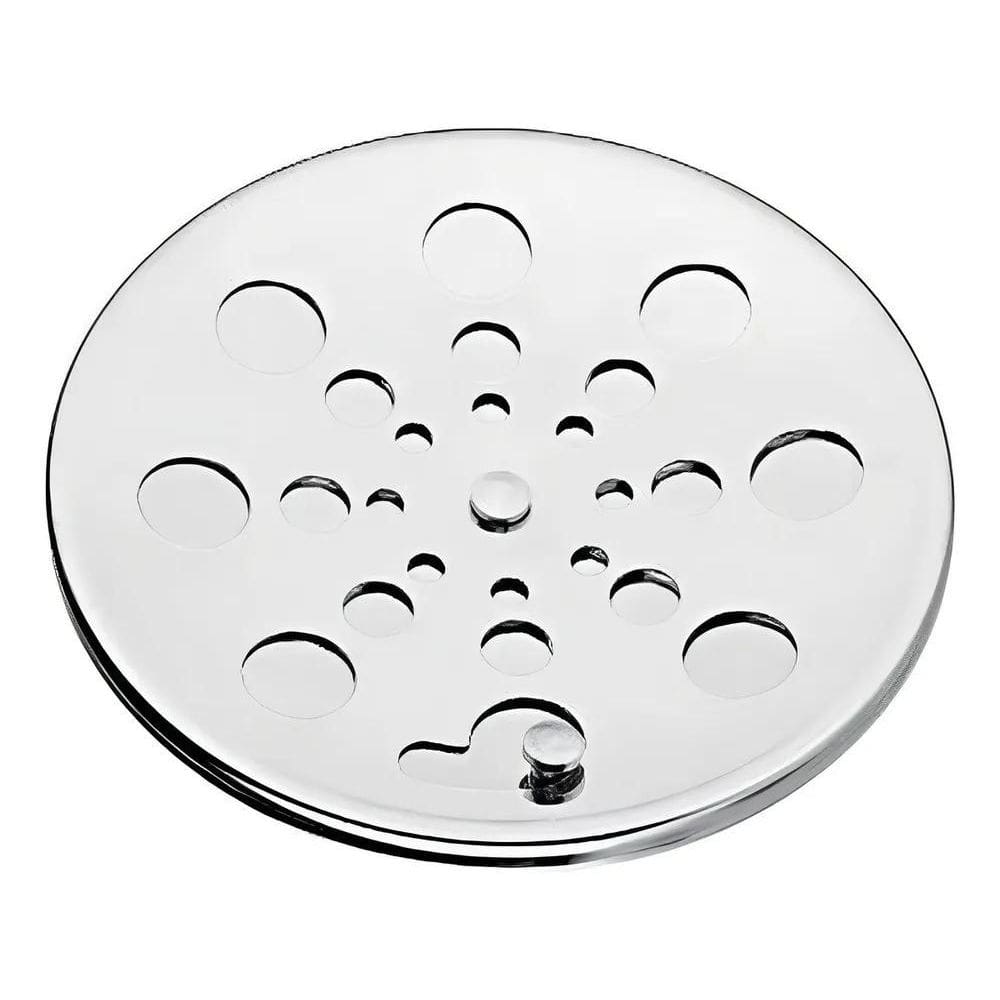 2X Tampa Ralo Grelha Redonda 15X15 Em Aço Inox Com Fecho R