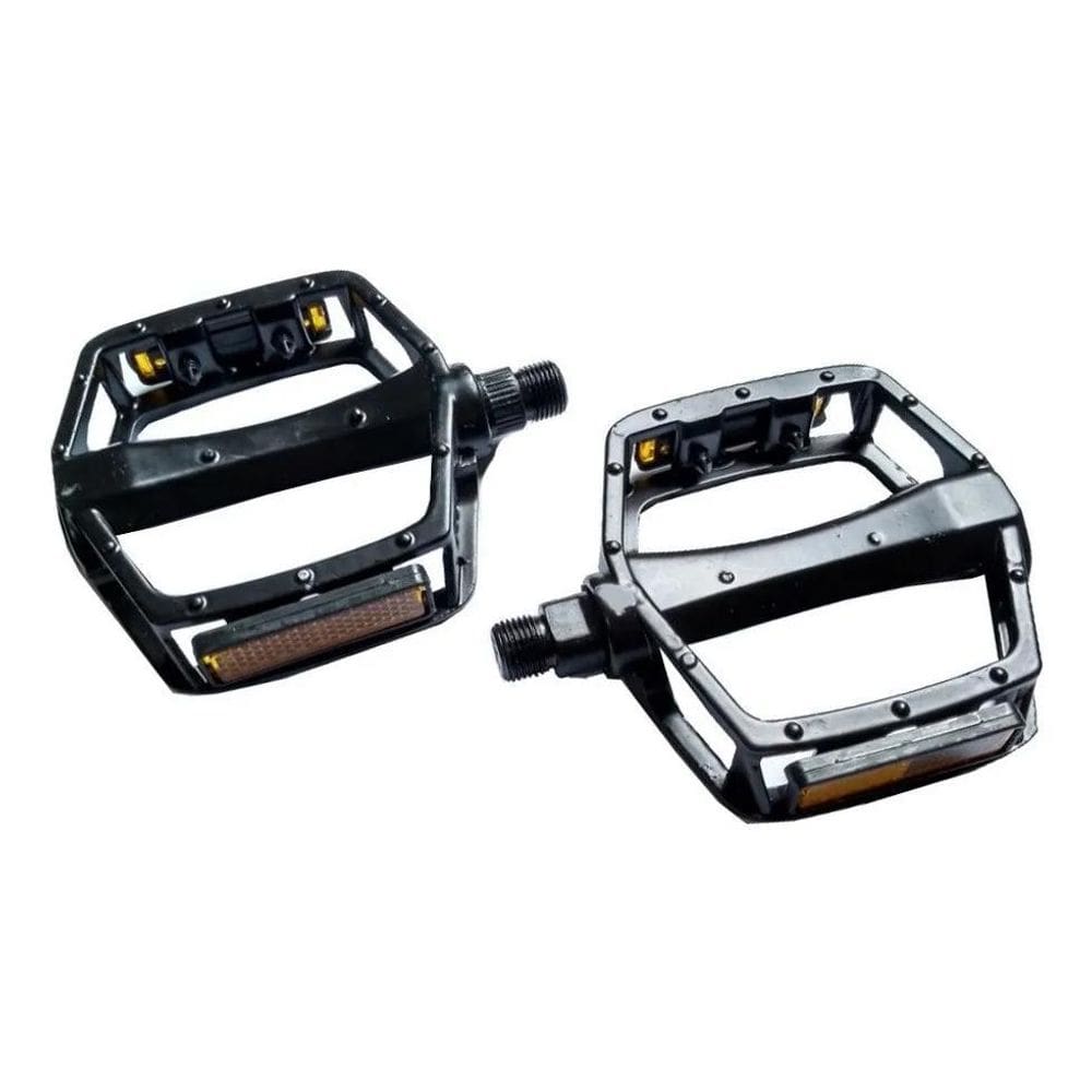 2X Pedal Plataforma Bicicleta Aluminio Rosca Grossa 9/1