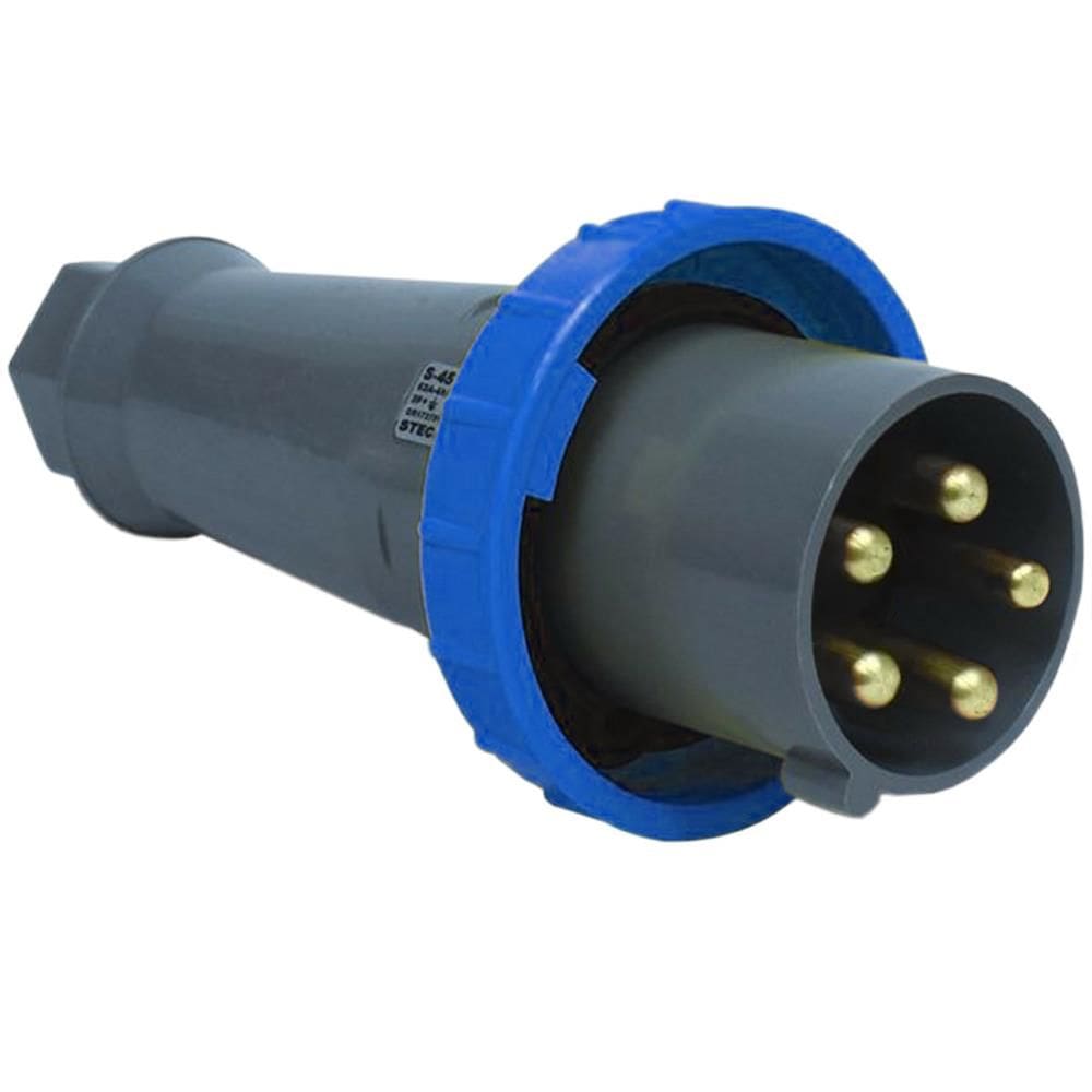 Plugue 3P+N+T 63A 200/250V 9H Azul - S-5579 - STECK