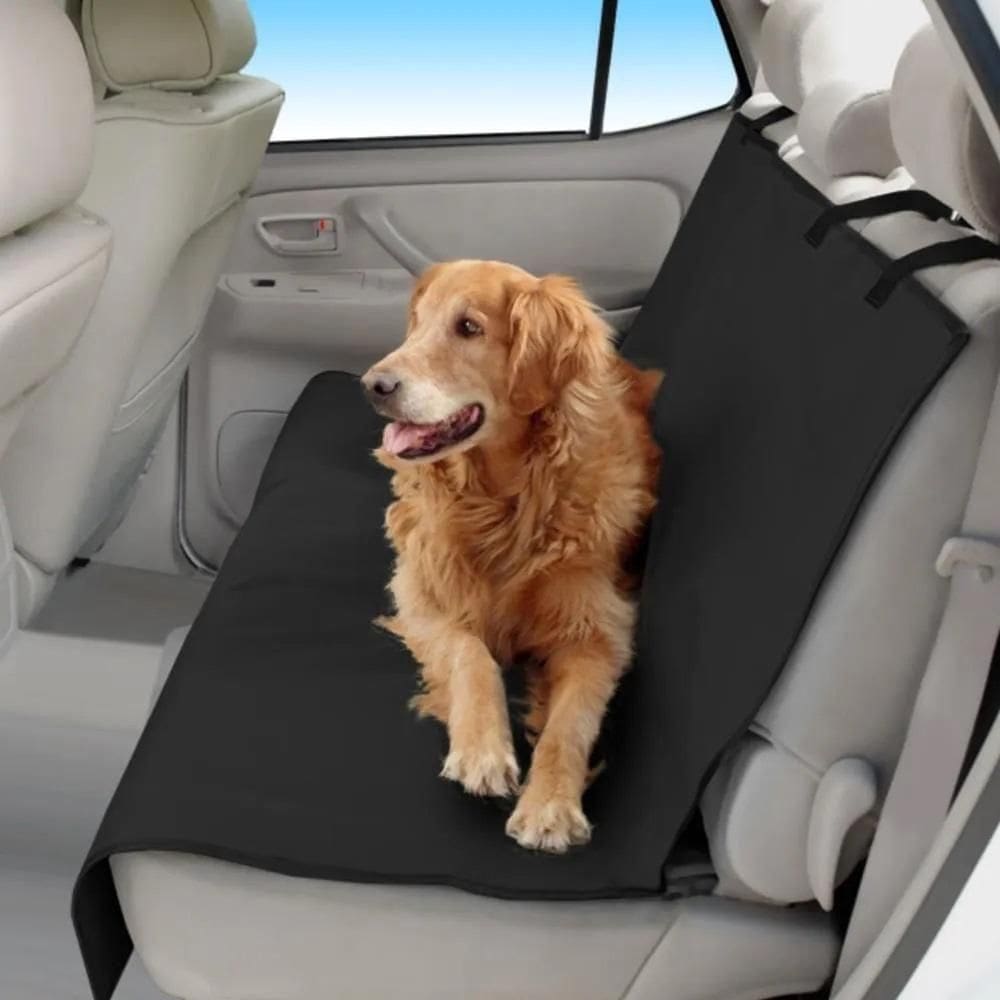 Capa Forro Impermeável Protetor De Banco Transporte Pet Cachorro Gato Dobrável Carro Viagem Passeio Preto